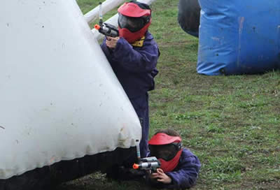 jeu equipe paintball junior